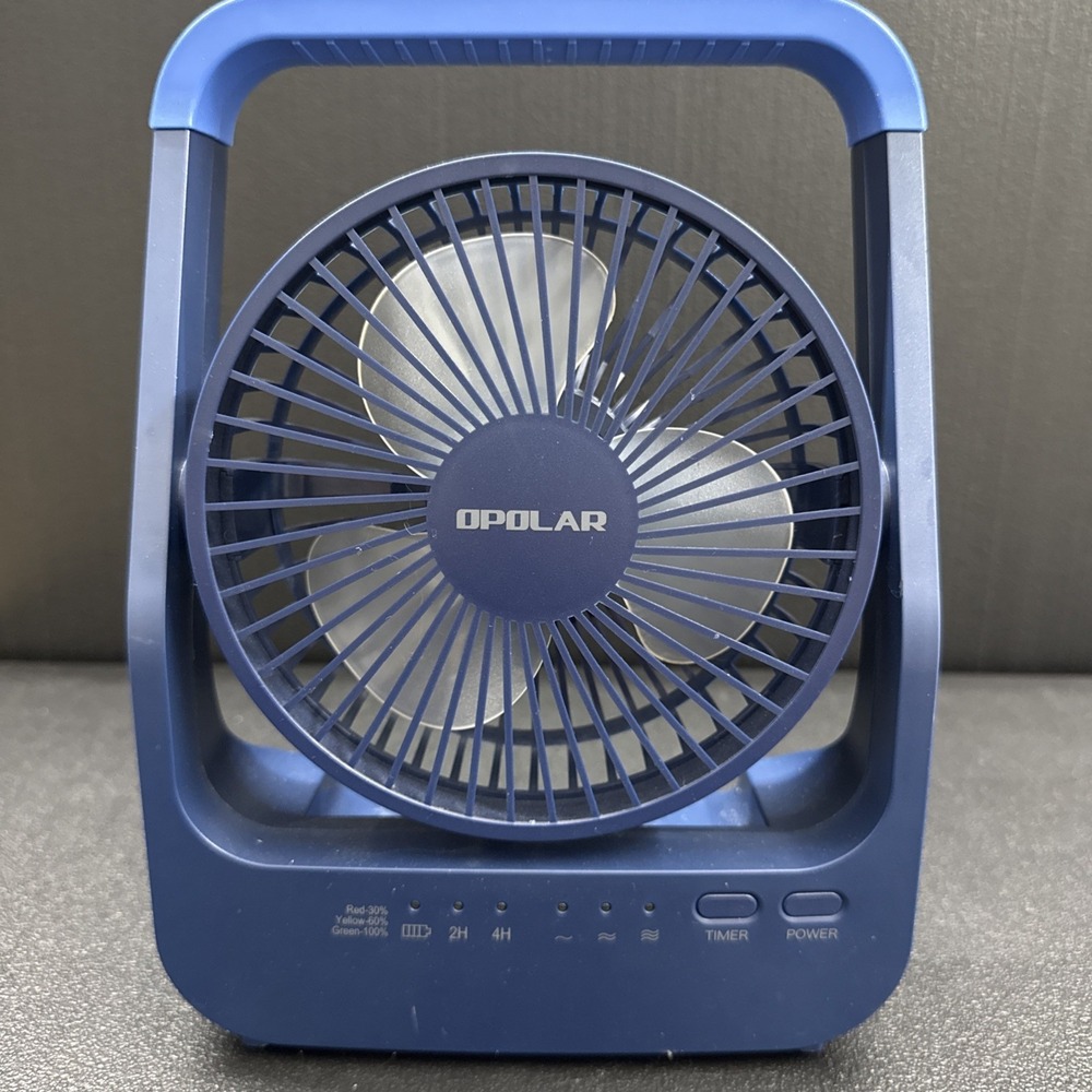 Opolar Rechargeable Battery Powered Fan 20000 Mah Personal Desk Fan Portable